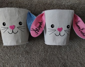 Panier de Pâques personnalisé, Panier de Pâques personnalisé, Panier de Pâques lapin