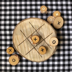 Medium Rustic Tic Tac Toe