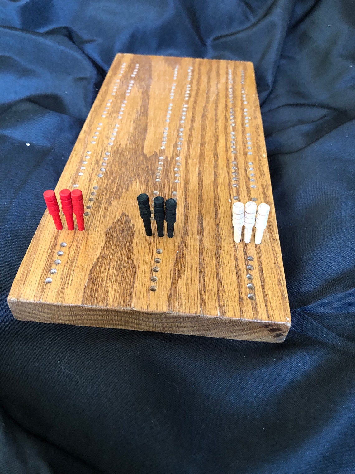 3player Cribbage Board Etsy