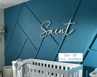 Large Baby Name Cutout - Personalized Name Cutout - Nursery Decor - Large Custom Name Cutout - Baby Name Cutout - Christmas Gift for Kids