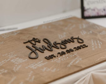 Wedding Guestbook Alternative Sign - Wedding Welcome Sign - Wedding Guest Signing Board - Wedding Sign - Last Name Wedding Sign