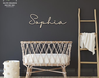Baby Name Sign - Name Sign for Nursery - Nursery Decor - Custom Name Sign - Nursery Name Sign - Custom Nursery Decor - Baby Shower Gift