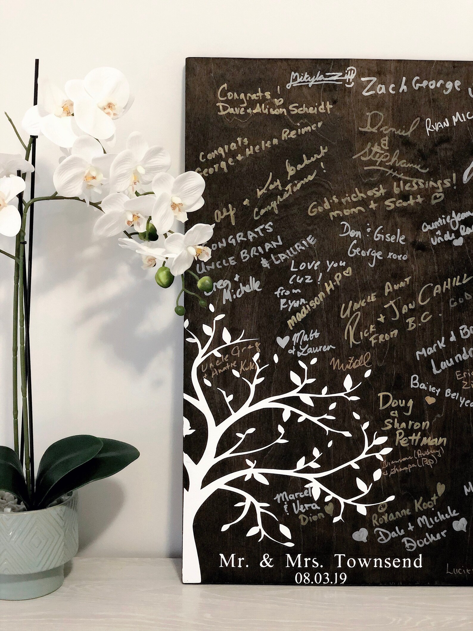 Wedding Signing Board Wedding Guestbook Wedding Guestbook Etsy