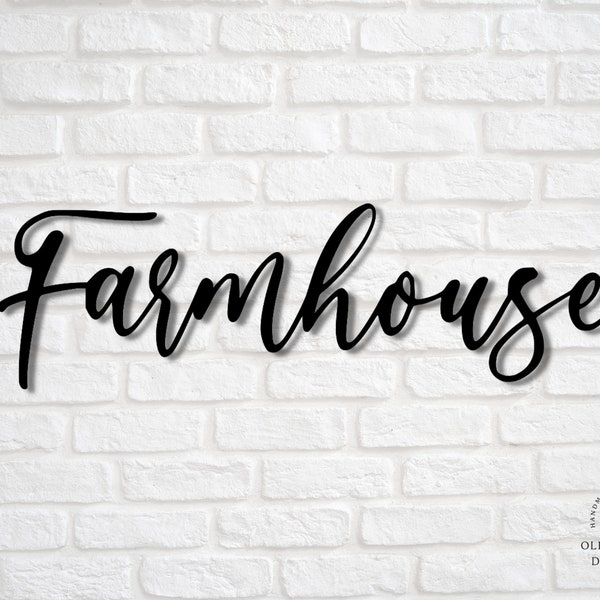Farmhouse Sign - Farmhouse Wall Sign - Farmhouse Wall Art - Farmhouse Decor - Housewarming Gift - Modern Farmhouse Wall Art Modern Farmhouse