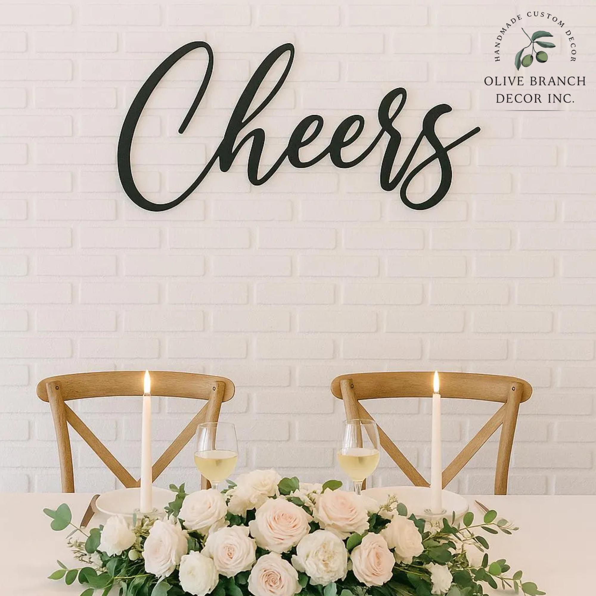 Cheers Sign - Cheers Wall Sign - Cheers Cutout - Cheers Sign for ...