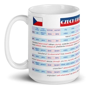 Czech Declensions Mug