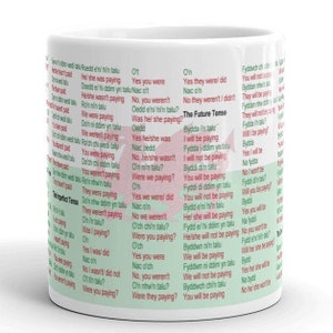 Welsh Conjugation Mug