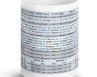 Scottish Gaelic Gàidhlig Declension Mug
