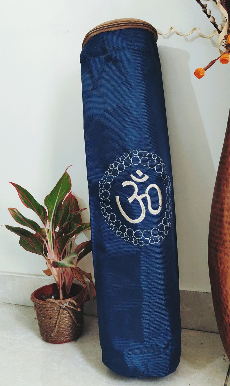 Om Canvas Yoga Mat Bag Indian Ethnic Yoga Bags Etsy