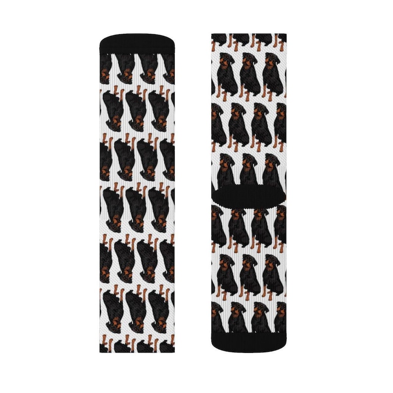 Gifts for Dog Lover Mom Dad Rottweiler Dog Socks for Men Women Boys Girls