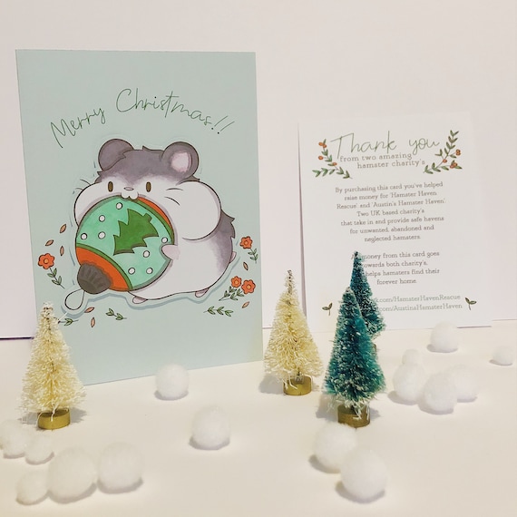 Hamster Christmas Cards 2020 Charity Hamster Haven Austins Hamster