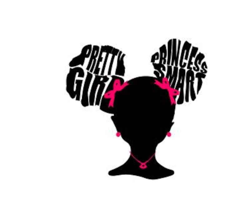 Download Princess Puff Word Svg Afro Centric Girly Cute Graphic | Etsy