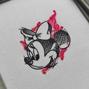 Embroidery Designs Mouse, Girl Embroidery Design
