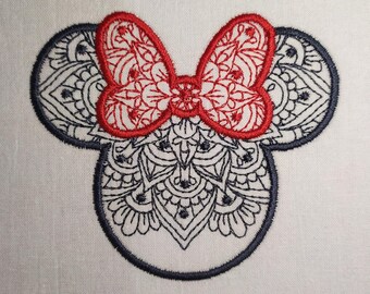 Mouse Embroidery Design