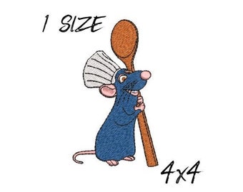Diseños de bordado Ratón, Diseño de bordado Ratatouille