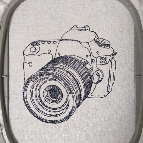 Foto Embroidery Design, Camera Embroidery Designs