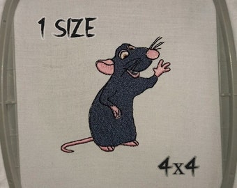 Diseños de bordado Ratón, Diseño de bordado Ratatouille