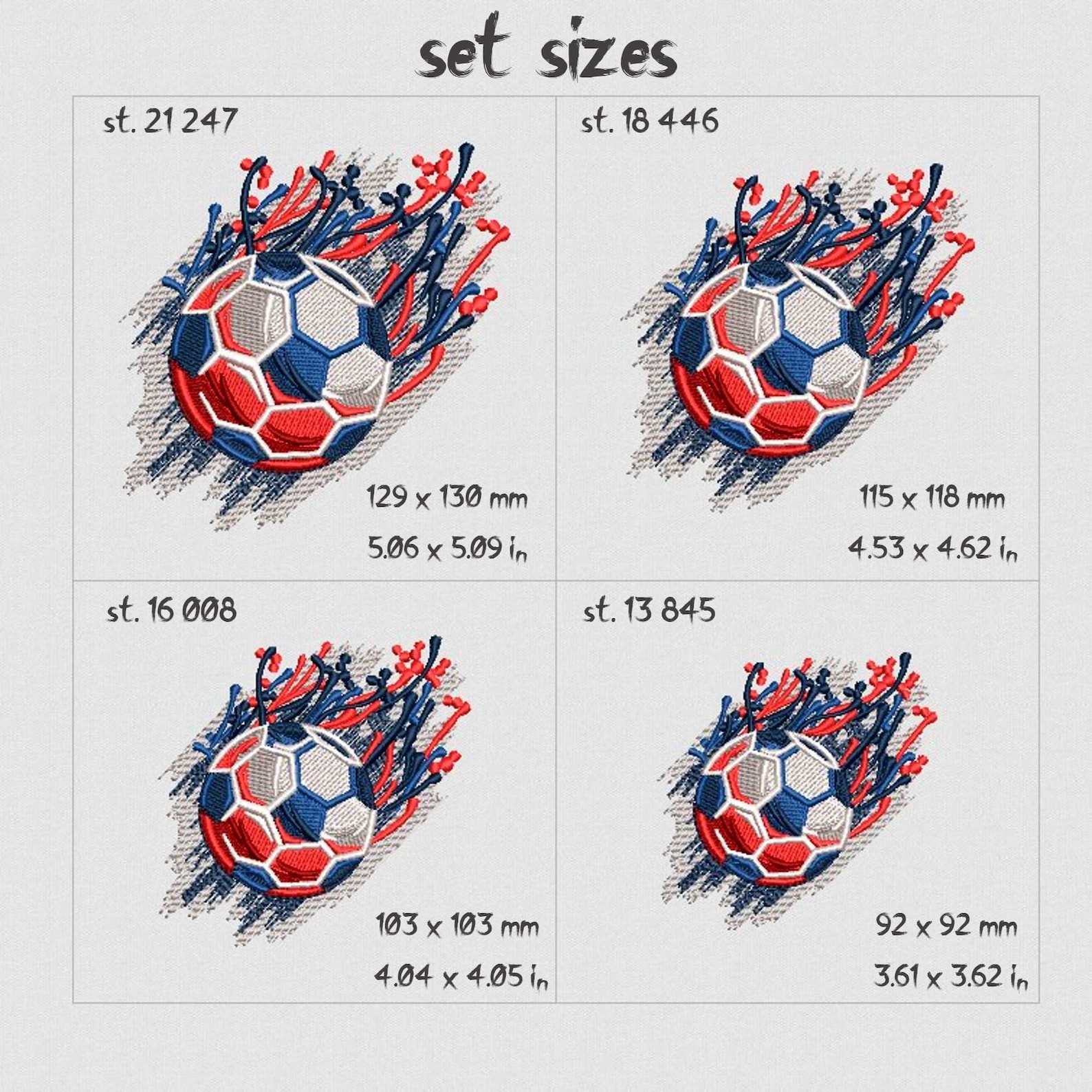 Football Embroidery Designs, Ball Embroidery Design - Etsy