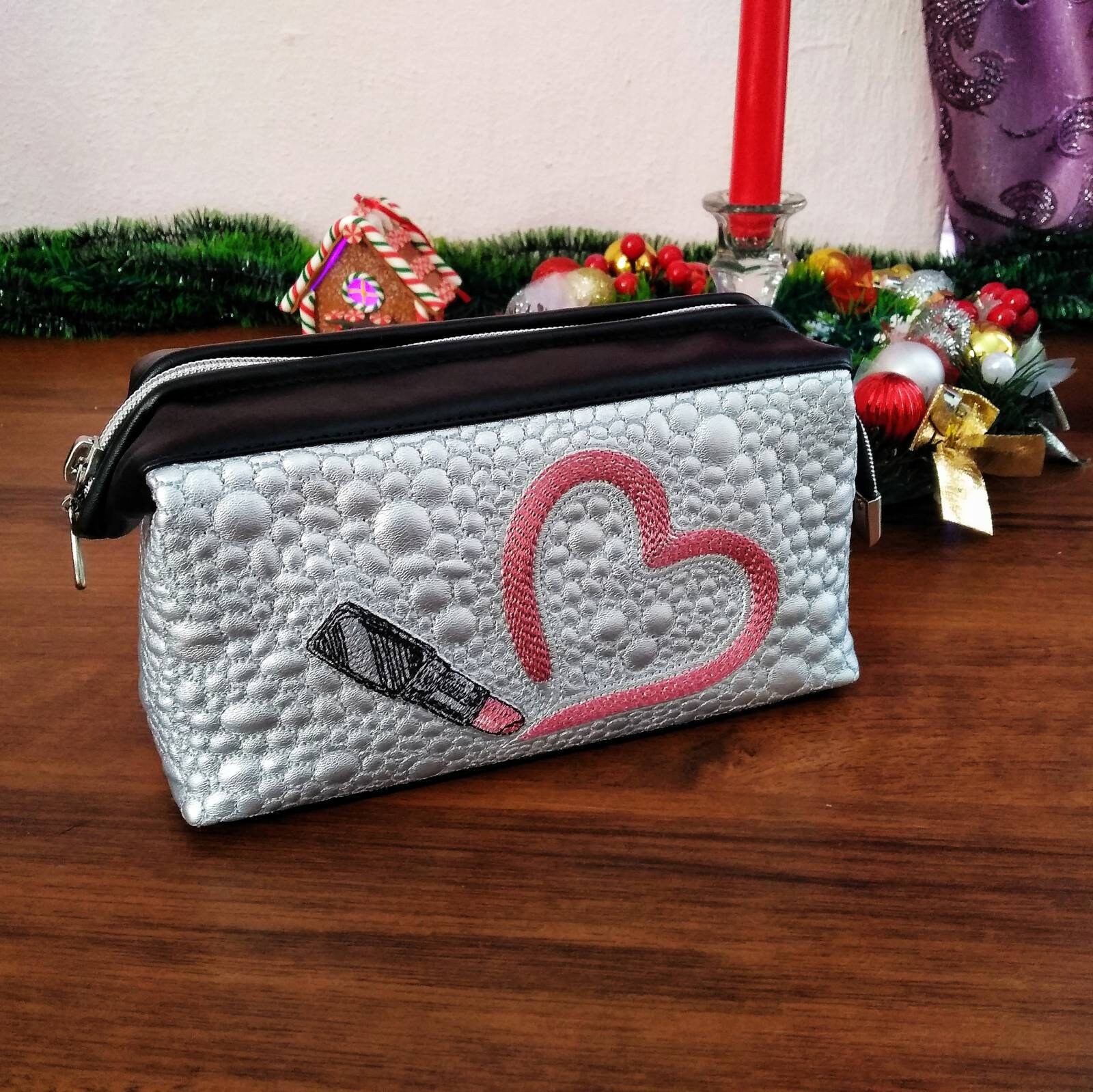 Lipstick Embroidery Machine Embroidery Design Patterns Etsy