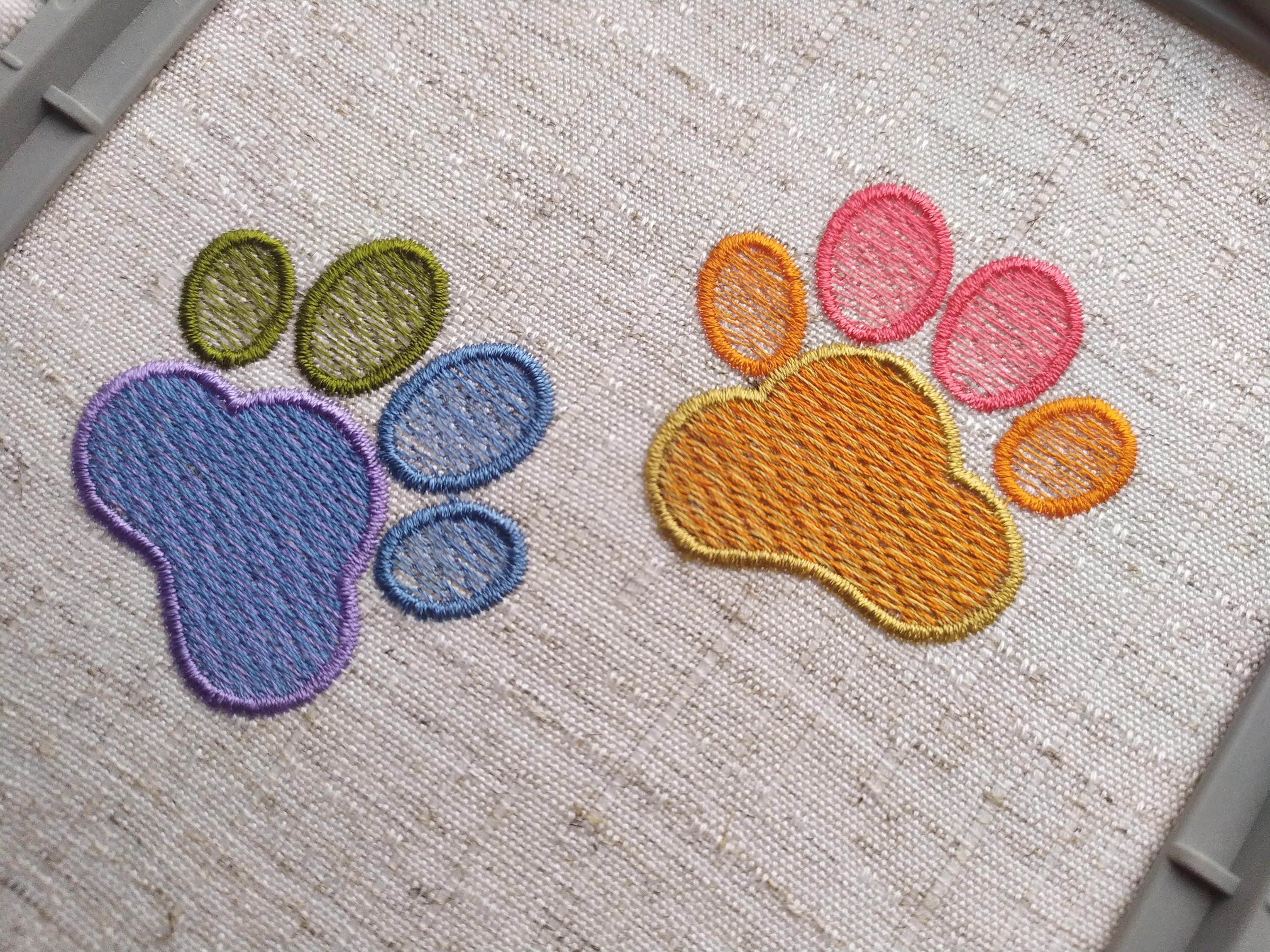 Paw print embroidery design embroidery designs dog  etsy Paw print embroidery design embroidery designs dog  etsy