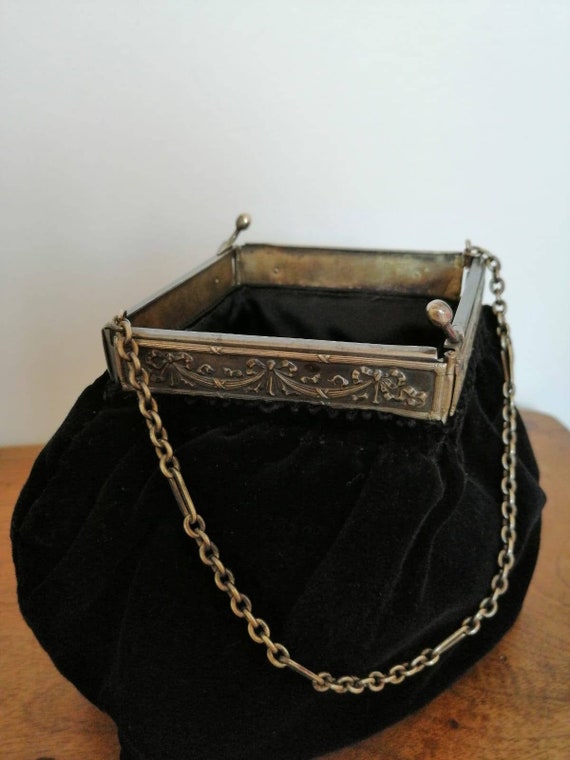 Art Deco 1920s Silk Vintage Clutch Bag UK