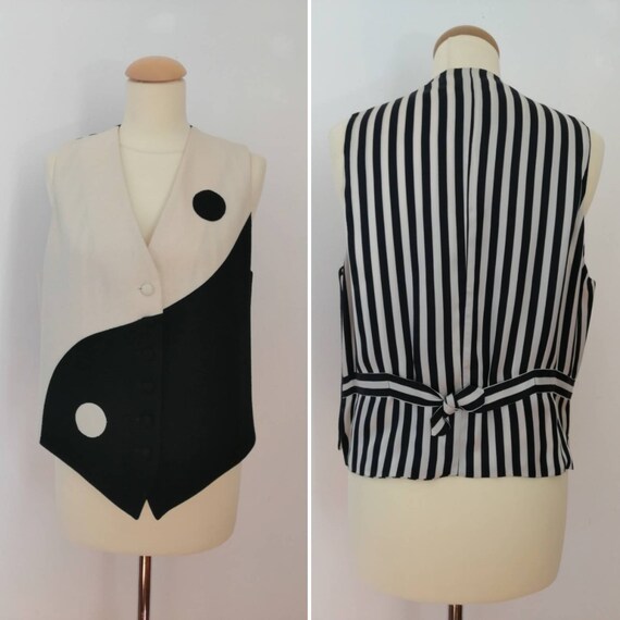 80s Moschino vest, Cheap and Chic by Moschino, vin