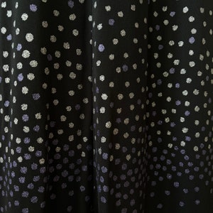Gianni Versace dress, 90s Versace, vintage Versace dress, polka dot dress, long black dress, glittered, mermaid dress, Versace black dress image 7