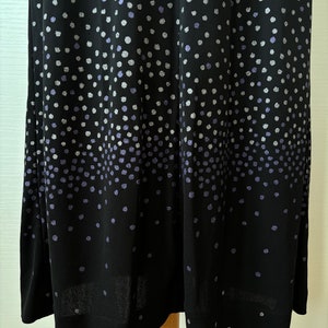 Gianni Versace dress, 90s Versace, vintage Versace dress, polka dot dress, long black dress, glittered, mermaid dress, Versace black dress image 3