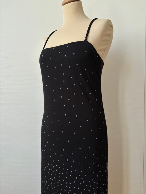 Gianni Versace Dress, 90s Versace, Vintage Versace Dress, Polka Dot Dress,  Long Black Dress, Glittered, Mermaid Dress, Versace Black Dress - Etsy
