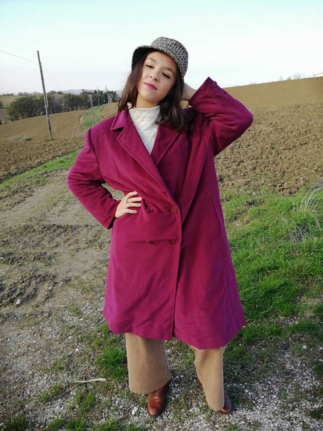 80s Domon Vintage Super Long Coat 着丈145