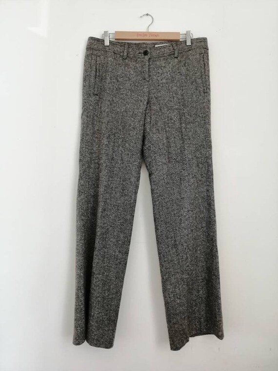 パンツ VALENTINO GARAVANI wool pants Gray Valentino Trouser, Gray Pants, Woolen Trouser, Vintage