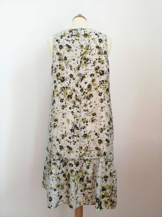 Burberry dress, vintage 90s dress, silk dress, Bu… - image 4