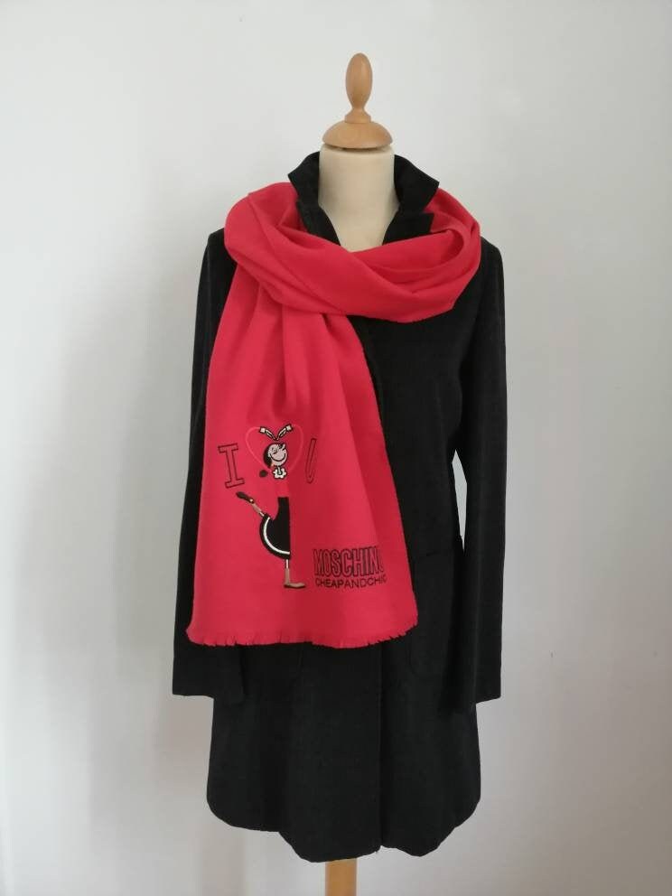 moschino scarf ladies