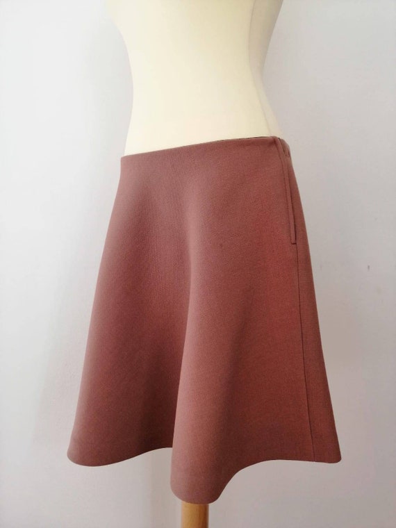 Miu Miu skirt, 90s Prada skirt, woolen skirt, low… - image 3