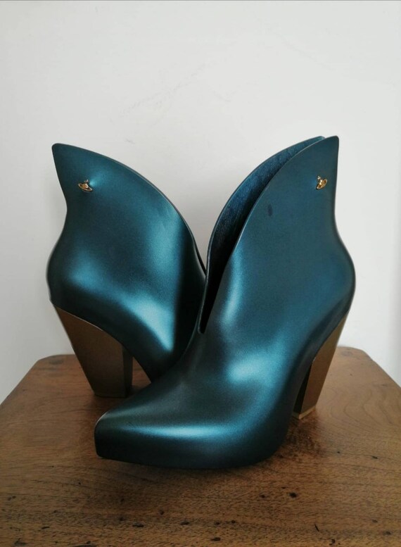 Vintage ankle boots, Vivienne Westwood shoes, rubb