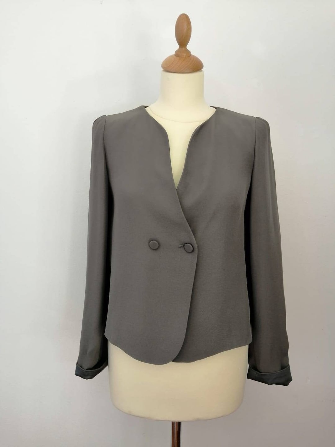 Armani Blazer, Vintage Giorgio Armani Jacket, Gray Blazer