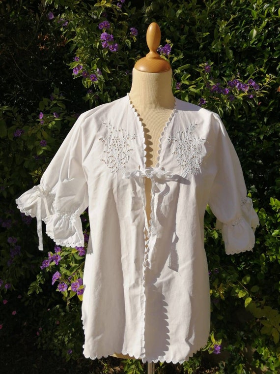 Antique Edwardian Victorian blouse, 1800s blouse,