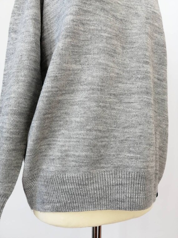 Pierre Cardin jumper, unisex sweater, light grey,… - image 9