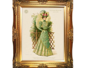 Victorian Catalog Retro Advertising Victorian Womens Clothing Accessories 19th Century Fashion Quilt Backing from Leutenegger BTY