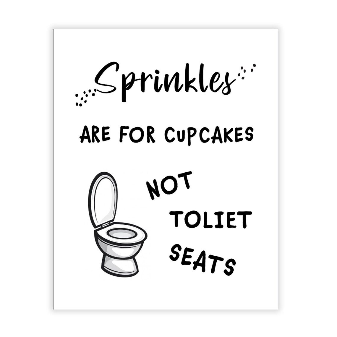 Bathroom Humor Bathroom Posters Funny Funny Bathroom Decor Etsy