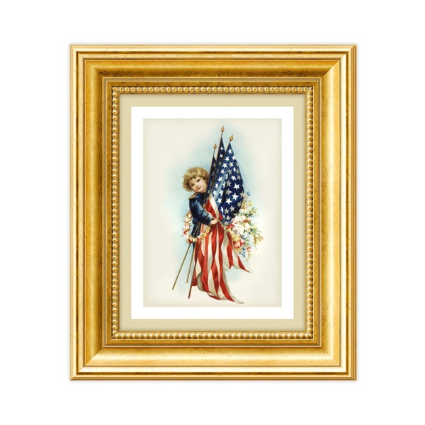 Patriotic Home Decor, Thank You Gifts for Veterans, American Vintage USA, Vintage American Flag, Patriotic Gifts for Veterans, Vintage USA