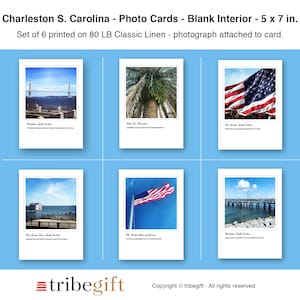 Foto Notizkarten Charleston South Carolina, 6er Set, GEDRUCKTES PRODUKT, Charleston Fotografie, Charleston Fotokarte, Charleston Fotografie