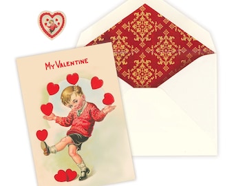 Juggling, Vintage Valentines Day Card, Vintage Valentines Day, Vintage Valentine Card, Valentine Cards Boyfriend, Old Fashioned Valentines