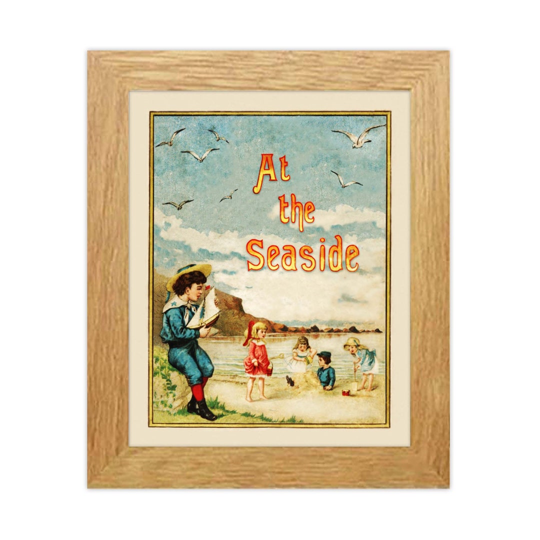 Childrens Book Covers, Seaside, Vintage Childrens Book Illustrations ...
