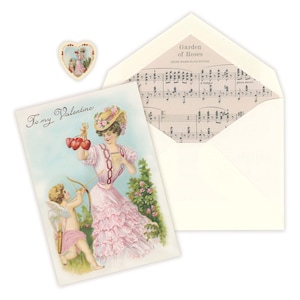 Vintage Valentines Day Card, Old Fashioned Valentines, Vintage Valentine Cards, Vintage Valentines Day, Antique Valentine Cards, Cupid Angel