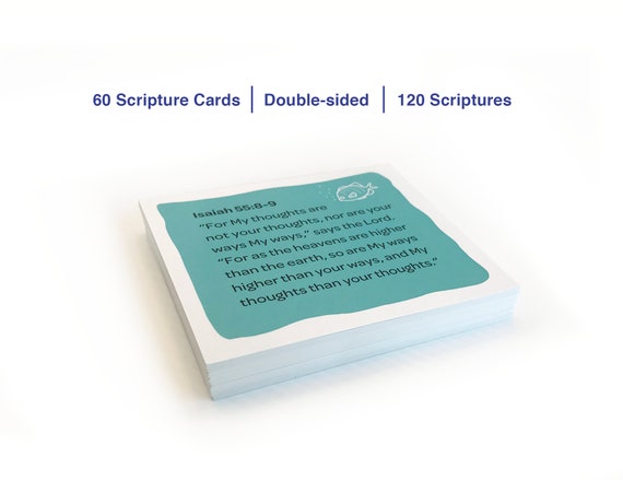 Set of 120 Inspirational Bible Verses