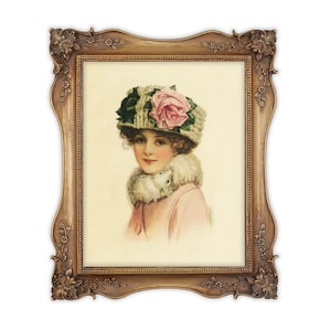 Victorian Lady Print, Victorian Era Clothing, Victorian Era Culture, Vintage Victorian Prints, Vintage Antique Prints, Vintage Decor Bedroom