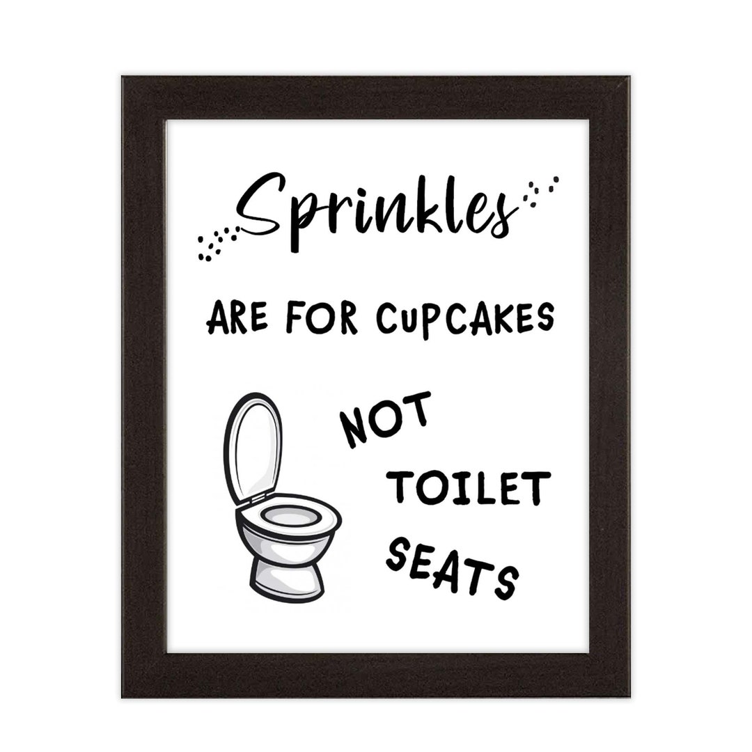 Bathroom Humor, Bathroom Posters Funny, Funny Bathroom Decor, Guest ...