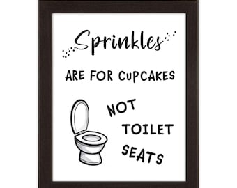 Bathroom Humor, Bathroom Posters Funny, Funny Bathroom Decor, Guest Bathroom Decor, Funny Bathroom ideas, Bathroom Art, Boys Bathroom Decor