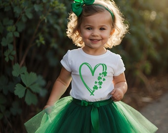 Shamrock Heart St Patricks Day T-Shirt Toddler St Patricks Day, Childs St Pattys Day, Kids St Paddys Day, Funny Kids Shirt, Shamrocks